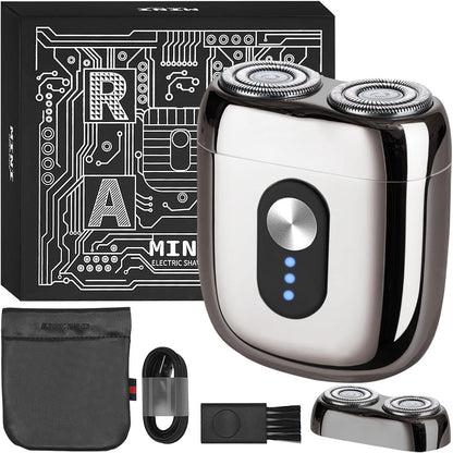 Mini Magnetic Electric Double-head Shaver