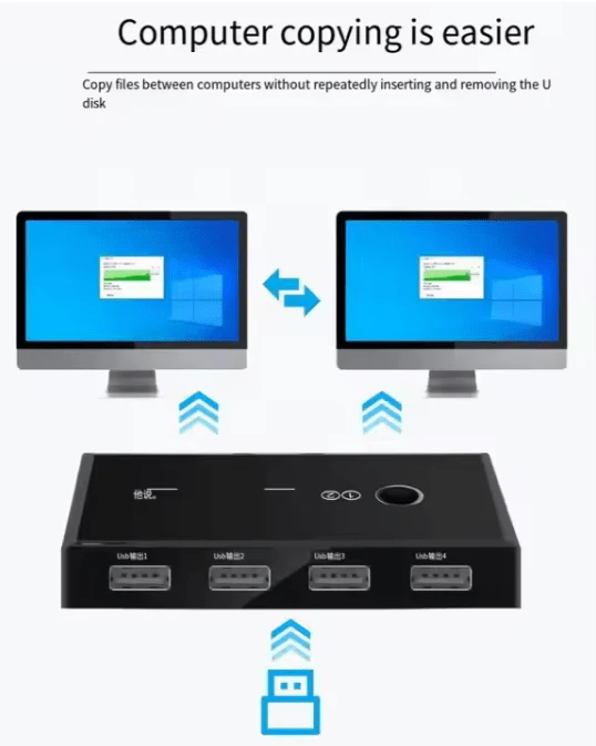 2-in-4 USB Switch Selector (USB 2.0)